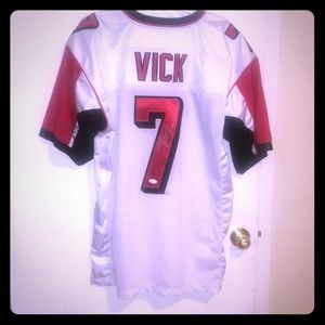 Michael Vick Atlanta Falcons signed jersey